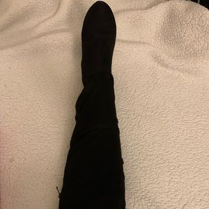 Black high boot